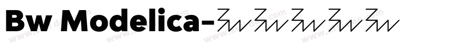 Bw Modelica字体转换